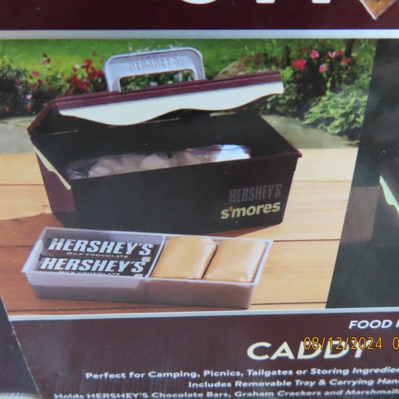 Hershey's Chocolate S'Mores Caddy Carry Case Camping Storage Tackle Box GLOW IN - Picture 2 of 10